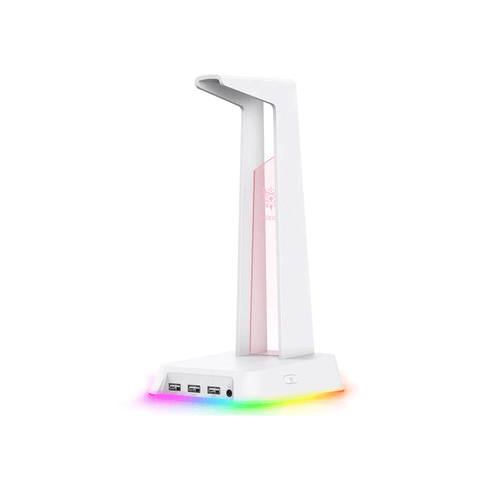 ONIKUMA-RGB-Gaming-Headset-Stand-with-3-USB-and-3.5mm-AUX-Ports-ST2-White