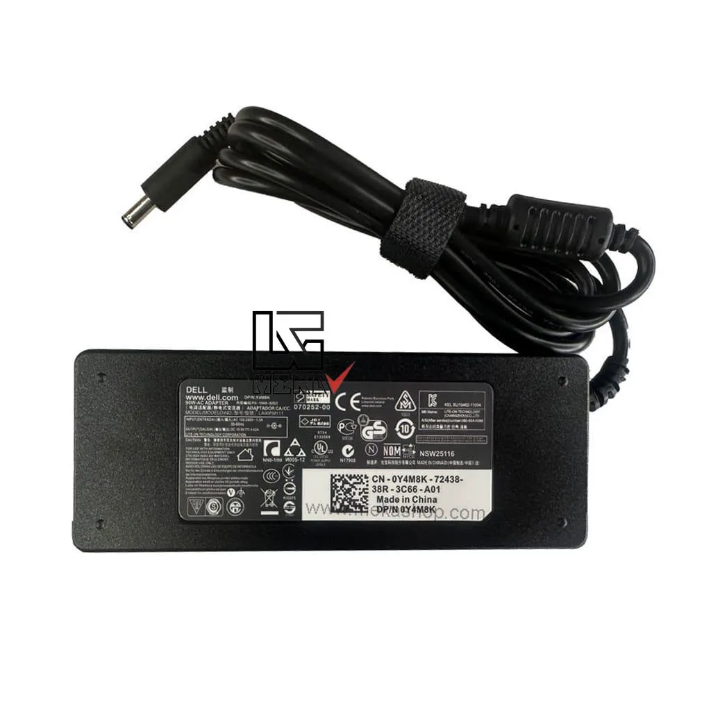 آداپتور لپ تاپ دل DELL) 90W 19.5V 4.62A) | فیش 4.5×3